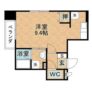 コートさくら【4階】の間取り