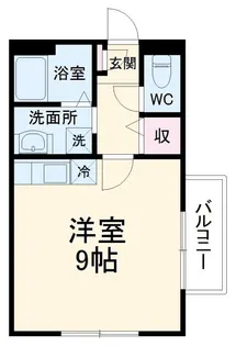 デルソーレ大和田【2階】の間取り