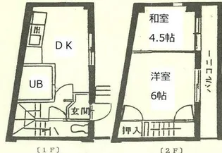 神奈川県横浜市南区平楽【一戸建】の間取り