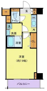 ジェノヴィア田端IIIグリーンヴェール【2階】の間取り
