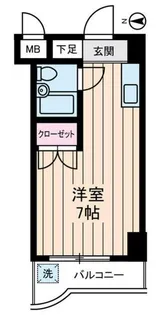 エレガンス綾瀬6【5階】の間取り