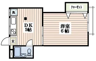サンハイツ【1階】の間取り