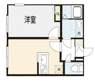 Asobi-PALACE幡ヶ谷【1階】の間取り