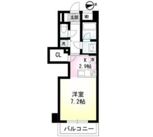 CIEL BLEU【5階】の間取り