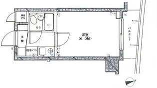 リブポート上野松が谷【4階】の間取り