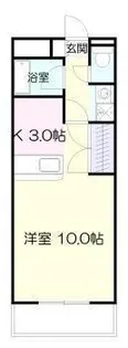 日ノ出マンション【8階】の間取り