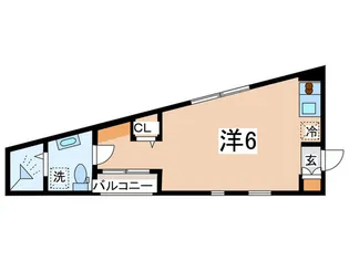 ソリッド大倉山【3階】の間取り