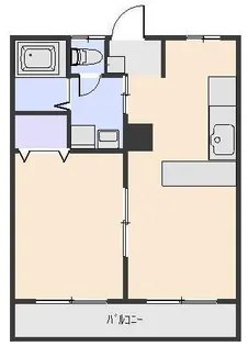 ウイングハイツサカウエA【1階】の間取り