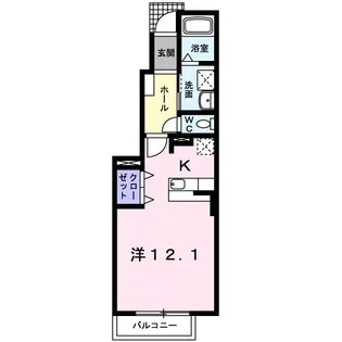 兵庫県加古川市平岡町新在家【アパート】の間取り