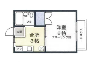 神奈川県横浜市港北区菊名3【アパート】の間取り
