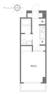 ガーデン萩中【2階】の間取り