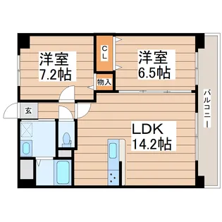 エスポワールアネッツ【2階】の間取り