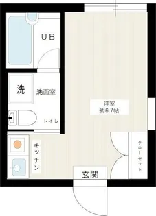 Ludens戸越公園I【3階】の間取り