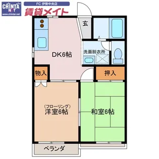 スパークシティ【1階】の間取り