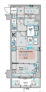 ブライズ蒲田NORTH【7階】の間取り