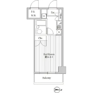 スペーシア池上【2階】の間取り
