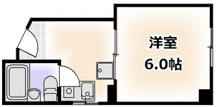 OLA COURT西田辺(オラコート西田辺)【5階】の間取り