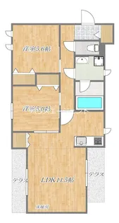 エトワールヴァリ プリミエ【1階】の間取り