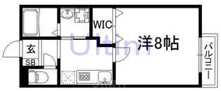 ハイツタナカサイト1【1階】の間取り