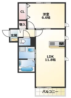 リヴィエール【1階】の間取り