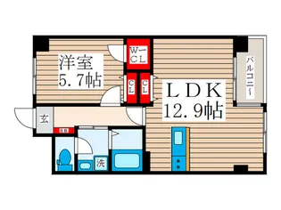 ウィルテラス船堀【7階】の間取り