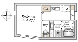 LIVEFLAT巣鴨【1階】の間取り