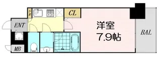 S-RESIDENCE福島Luxe【11階】の間取り