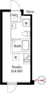 ファーヴァル代々木上原【2階】の間取り