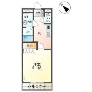 アムールハイム【1階】の間取り