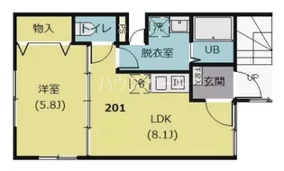 REIZ浅草【5階】の間取り