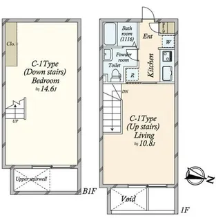 グランドレジデンス目黒【1階】の間取り