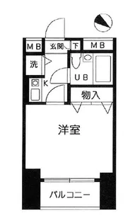 マリオン横浜ハーバーライト【2階】の間取り