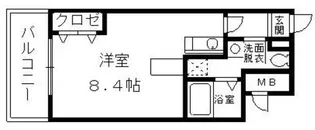 メモリアル博多【3階】の間取り