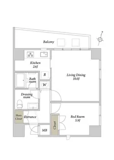 グランドメゾン高円寺【5階】の間取り