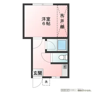 ゆたか荘【1階】の間取り