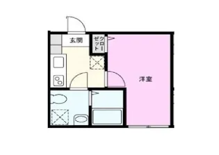 エスポワール芝富士【1階】の間取り