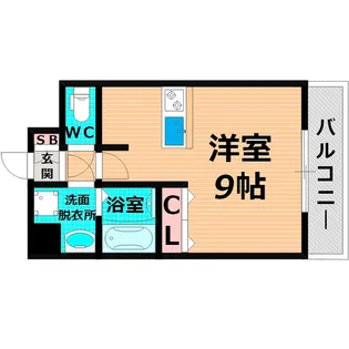 ヴァンスタージュ大阪城EAST【6階】の間取り