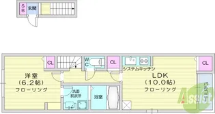 フィオーレガーデン2【2階】の間取り