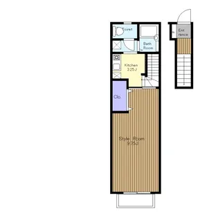 デザインコートkei【2階】の間取り