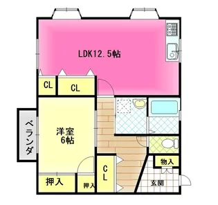 APTWEST【1階】の間取り