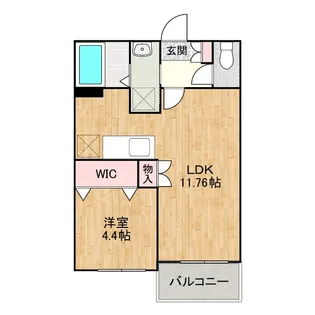 ル・シエル・ブルー【3階】の間取り