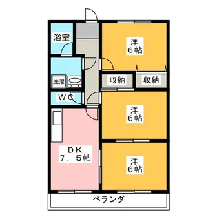 ベルメゾン【1階】の間取り