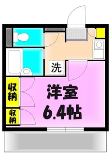 ツーエイト【2階】の間取り