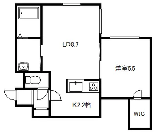 KOKOMO南8条【3階】の間取り