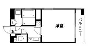サヴォイテンジンクォーター【6階】の間取り