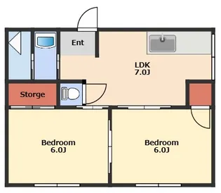 Latte【1階】の間取り