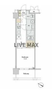 カスタリア人形町III【4階】の間取り