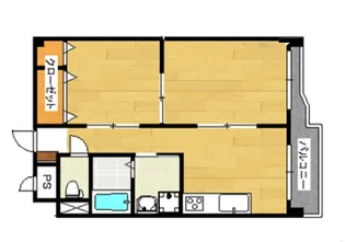 シャトー・ファミリー【3階】の間取り