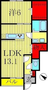 プランドールソフィアII【1階】の間取り