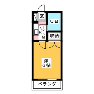 ザ・リバーパレス【3階】の間取り